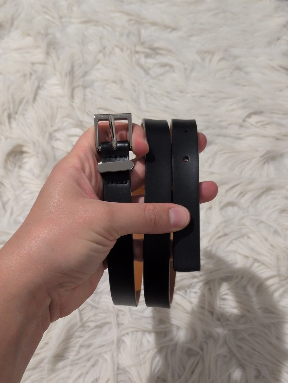Halogen Leather Trouser Fit Belt